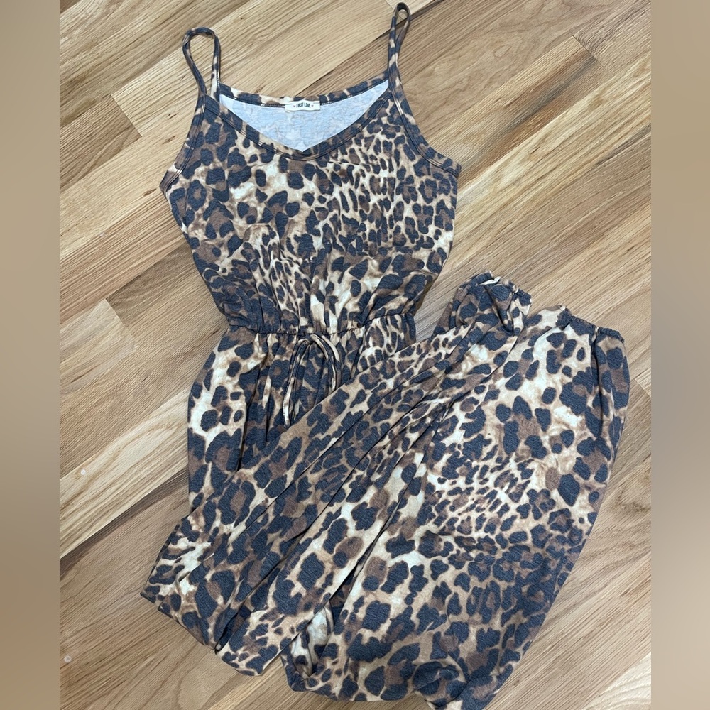 First Love CHEETAH jumpsuit